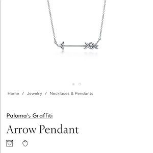 Tiffany Paloma’s Graffiti Arrow Pendant Necklace